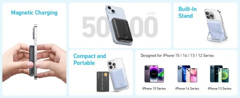 Powerbank 321 PowerCore MagGo 5000mAh z podstawką, czarny Powerbank 321 PowerCore MagGo 5000mAh z podstawką, czarny