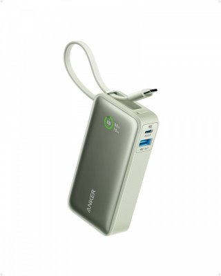 Powerbank 545 NANO 30W 10000mAh z wbudowanym kablem USB-C, zielony