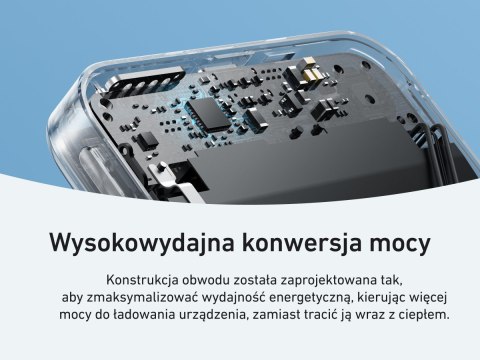Powerbank indukcyjny MagGo 10000mAh biały Powerbank indukcyjny MagGo 10000mAh biały