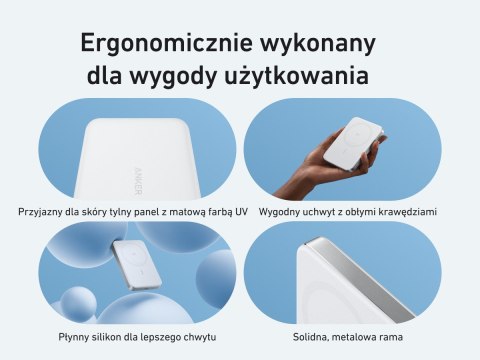 Powerbank indukcyjny MagGo 10000mAh biały Powerbank indukcyjny MagGo 10000mAh biały