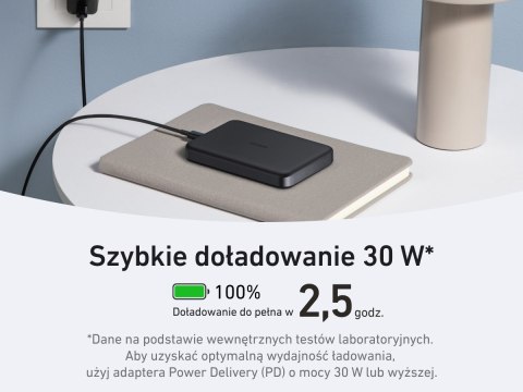 Powerbank indukcyjny MagGo 10000mAh czarny Powerbank indukcyjny MagGo 10000mAh czarny