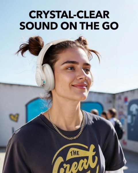 Słuchawki nauszne Soundcore Q11i białe