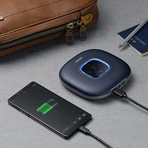 Zestaw głośnomówiący PowerConf Bluetooth Niebieski Zestaw głośnomówiący PowerConf Bluetooth Niebieski