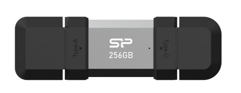 Pendrive C51 256GB USB-A USB-C 200 MB/s srebrny Pendrive C51 256GB USB-A USB-C 200 MB/s srebrny