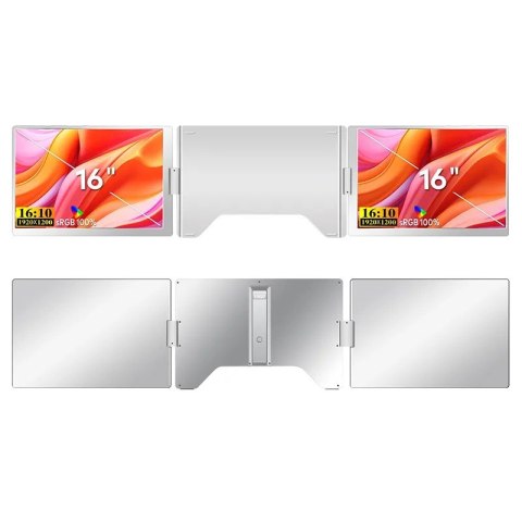 Przenośne monitory do laptopa Smart Life S880 16 '' 2 monitory,IPS,1920x1200