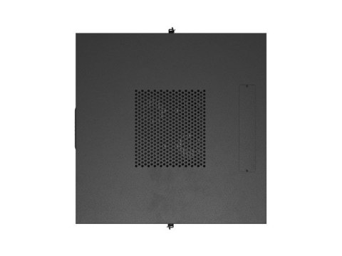Szafa instalacyjna rack stojąca 19 cali 47U 800x800 drzwi perforowane LCD czarna (Flat pack)