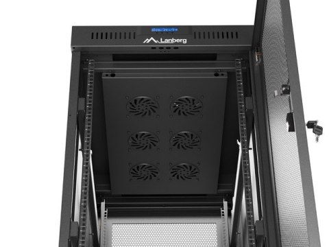 Szafa instalacyjna rack stojąca 19 cali 32U 600x1000 drzwi perforowane LCD czarna (Flat pack) Szafa instalacyjna rack stojąca 19 cali 32U 600x1000 drzwi perforowane LCD czarna (Flat pack)
