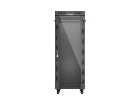 Szafa instalacyjna rack stojąca 19 cali 32U 600x1000 drzwi przeszklone LCD czarna (Flat pack) Szafa instalacyjna rack stojąca 19 cali 32U 600x1000 drzwi przeszklone LCD czarna (Flat pack)