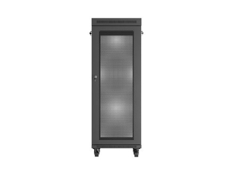 Szafa instalacyjna rack stojąca 19 cali 32U 600x600 drzwi perforowane LCD czarna (Flat pack) Szafa instalacyjna rack stojąca 19 cali 32U 600x600 drzwi perforowane LCD czarna (Flat pack)