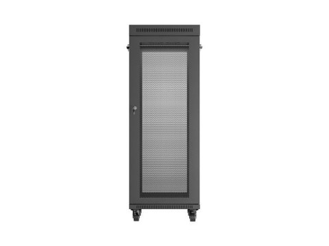 Szafa instalacyjna rack stojąca 19 cali 32U 600x800 drzwi perforowane LCD czarna (Flat pack) Szafa instalacyjna rack stojąca 19 cali 32U 600x800 drzwi perforowane LCD czarna (Flat pack)