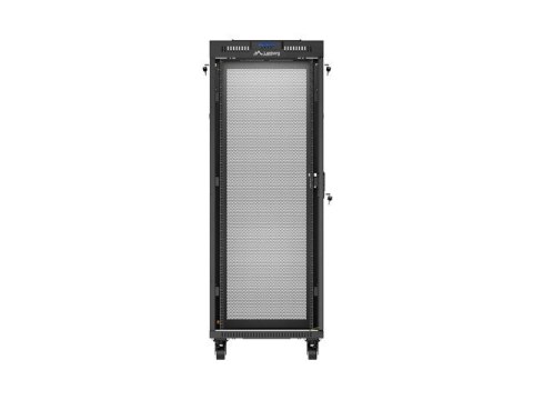 Szafa instalacyjna rack stojąca 19 cali 32U 600x800 drzwi perforowane LCD czarna (Flat pack) Szafa instalacyjna rack stojąca 19 cali 32U 600x800 drzwi perforowane LCD czarna (Flat pack)
