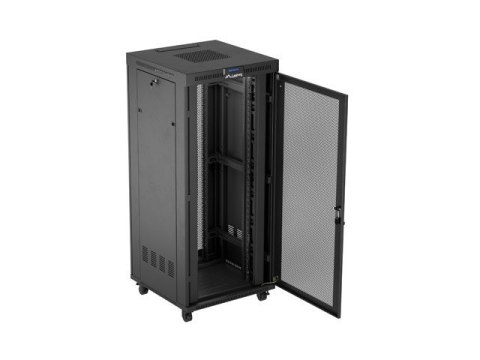 Szafa instalacyjna rack stojąca 19 cali 37U 800x800 drzwi perforowane LCD czarna (Flat pack) Szafa instalacyjna rack stojąca 19 cali 37U 800x800 drzwi perforowane LCD czarna (Flat pack)