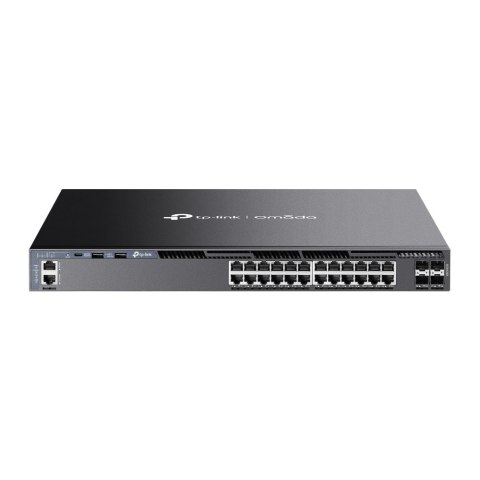 Przełącznik zarządzalny SG6428X Omada 24-Port Gigabit Stackable L3 Managed Switch with 4 10GE SFP+ Slots Przełącznik zarządzalny SG6428X Omada 24-Port Gigabit Stackable L3 Managed Switch with 4 10GE SFP+ Slots