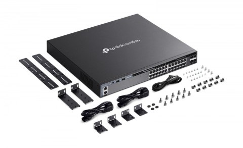 Przełącznik zarządzalny SG6428X Omada 24-Port Gigabit Stackable L3 Managed Switch with 4 10GE SFP+ Slots Przełącznik zarządzalny SG6428X Omada 24-Port Gigabit Stackable L3 Managed Switch with 4 10GE SFP+ Slots