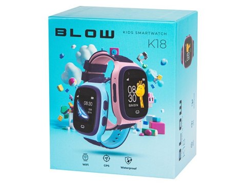 Smartwatch KIDS K18 SIM 4G GPS niebieski Smartwatch KIDS K18 SIM 4G GPS niebieski