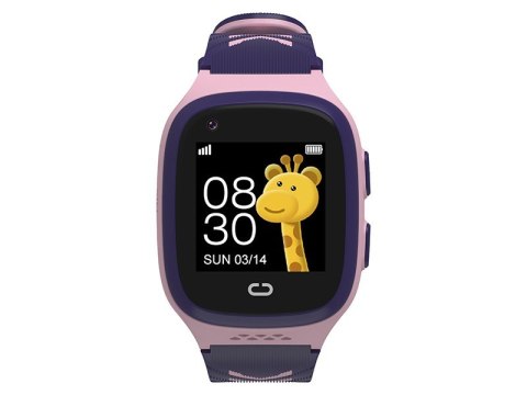 Smartwatch KIDS K18 SIM 4G GPS różowy Smartwatch KIDS K18 SIM 4G GPS różowy