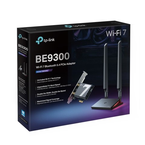 Karta sieciowa Archer TBE550E BE9300 Tri-Band Wi-Fi 7 Bluetooth PCI Express Adapter