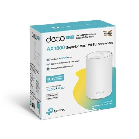 Router 4G+ AX1800 WholeHome Mesh Wi-Fi 6