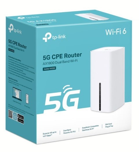 Router 5G AX1800 WiLessDual Band Gigabit Build-In 5G Modem