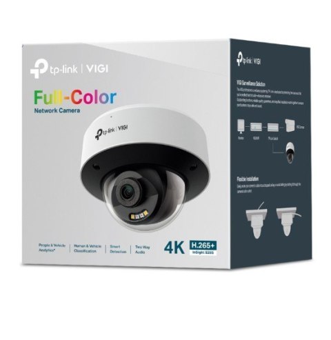 Kamera VIGI InSight S285 8MP Full-Color Dome 8MP, 4mm Fixed Lens, 1/2.7 Progressive Scan CMOS, H.265+/H.265/H.264+/H.264 Kamera VIGI InSight S285 8MP Full-Color Dome 8MP, 4mm Fixed Lens, 1/2.7 Progressive Scan CMOS, H.265+/H.265/H.264+/H.264