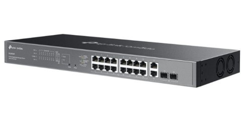 Przełącznik Omada 20-Port GB Easy Managed Switch with 16-Port PoE+ PORT: 16× Gigabit PoE+ Ports, 2x Gigabit Non-PoE Ports, 2× 