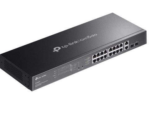 Przełącznik Omada 20-Port GB Easy Managed Switch with 16-Port PoE+ PORT: 16× Gigabit PoE+ Ports, 2x Gigabit Non-PoE Ports, 2× 