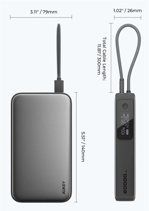 PB-Y48 PowerBank 20000mAh 130W 4xUSB LED PPS kabel USB-C PB-Y48 PowerBank 20000mAh 130W 4xUSB LED PPS kabel USB-C