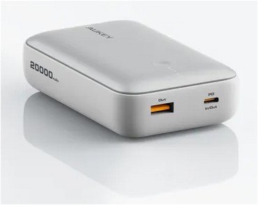 PB-Y57 White Mini PowerBank 20000mAh 22.5W 2xUSB PD 3.0 QC 3.0 LED PB-Y57 White Mini PowerBank 20000mAh 22.5W 2xUSB PD 3.0 QC 3.0 LED