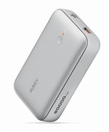 PB-Y57 White Mini PowerBank 20000mAh 22.5W 2xUSB PD 3.0 QC 3.0 LED PB-Y57 White Mini PowerBank 20000mAh 22.5W 2xUSB PD 3.0 QC 3.0 LED