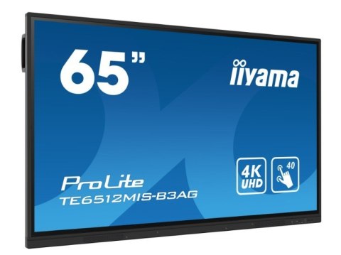 Monitor 65 cali TE6512MIS-B4AG 40pkt,IPS,4K,24/7,7H, ANDROID 14, RK3576, 8/128GB, EDLA, Essential