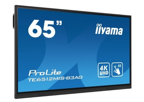 Monitor 65 cali TE6512MIS-B4AG 40pkt,IPS,4K,24/7,7H, ANDROID 14, RK3576, 8/128GB, EDLA, Essential