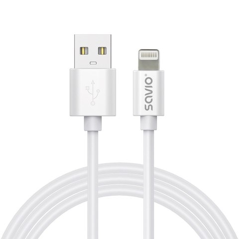 Kabel USB-A do Lightning CL-192 1m biały
