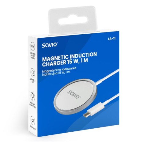 Magnetyczna ładowarka indukcyjna 15 W LA-11