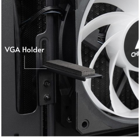 Obudowa GT-01B-OP VISTA Midi 3x ARGB Fans