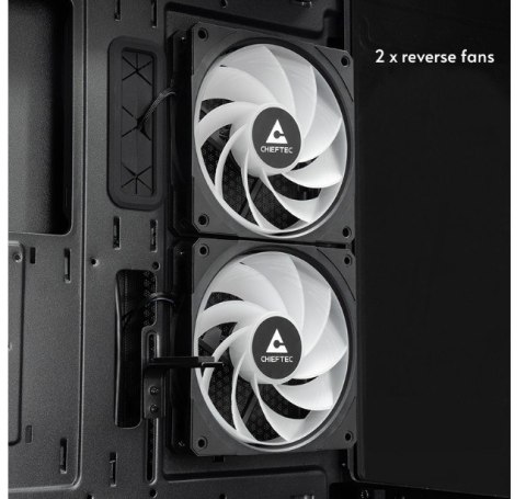 Obudowa GT-01B-OP VISTA Midi 3x ARGB Fans