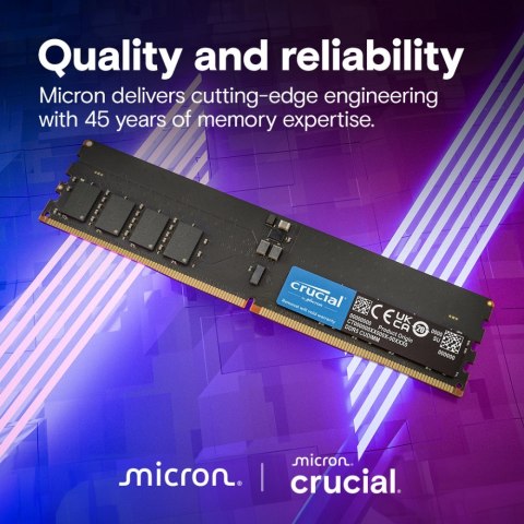 Pamięć DDR5 128GB/6400(2*64GB) CL52 CUDIMM Pamięć DDR5 128GB/6400(2*64GB) CL52 CUDIMM
