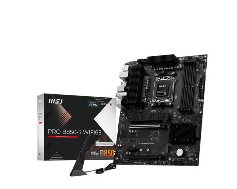 Płyta główna PRO B850-S WIFI6E AM5 4DDR5 ATX Płyta główna PRO B850-S WIFI6E AM5 4DDR5 ATX