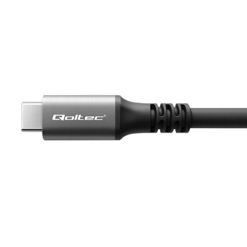 Kabel USB4 Ultra-Fast | USB-C PD 240W | Thunderbolt 3/4 | 4K | 40Gb/s | 1m | Czarny Kabel USB4 Ultra-Fast | USB-C PD 240W | Thunderbolt 3/4 | 4K | 40Gb/s | 1m | Czarny