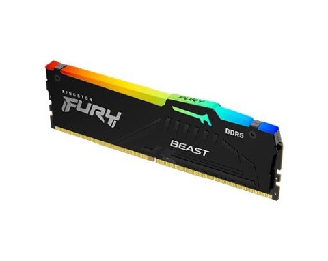 Pamięć DDR5 Fury Beast RGB 64GB(1*64GB)/5600 CL40 czarna Pamięć DDR5 Fury Beast RGB 64GB(1*64GB)/5600 CL40 czarna