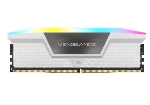 Pamięć DDR5 Vengeance RGB 32GB/6000 (2*16GB) CL30 Intel XMP, white Pamięć DDR5 Vengeance RGB 32GB/6000 (2*16GB) CL30 Intel XMP, white