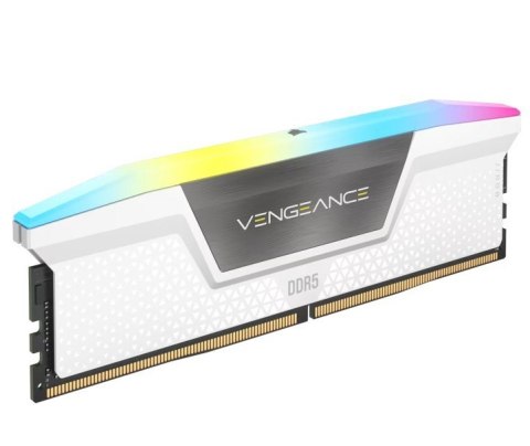 Pamięć DDR5 Vengeance RGB 32GB/6000 (2*16GB) CL30 Intel XMP, white Pamięć DDR5 Vengeance RGB 32GB/6000 (2*16GB) CL30 Intel XMP, white