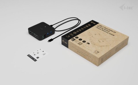 Stacja dokująca USB-C DP Dual HDMI Power Delivery 100W Stacja dokująca USB-C DP Dual HDMI Power Delivery 100W