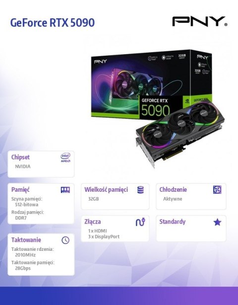 Karta graficzna GeForce RTX 5090 ARGB 3F 32GB VCG509032TFXXPB1