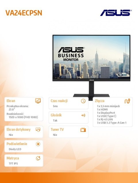 Monitor 24 cale VA24ECPSN 5Y