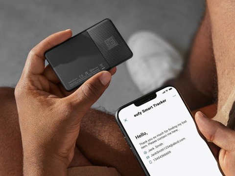 Lokalizator GPS Eufy Smart Tracker Card, czarny Lokalizator GPS Eufy Smart Tracker Card, czarny