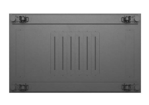 Szafa instalacyjna rack stojąca 19" 22U 600x1000 czarna drzwi przeszkolne ( flat pack)