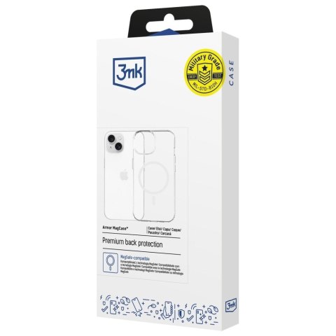 Etui Armor MagCase do iPhone 13/14 MagSafe przezroczyste