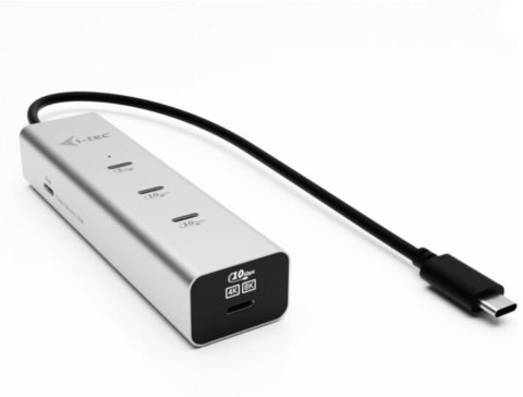 HUB USB-C Charging Metal 5 port with USB-C video 8K + Power Delivery 85W