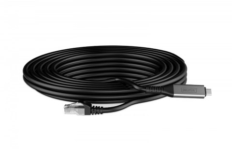 Kabel adapter USB-C - RJ45 Kat. 6A S/FTP, 1 Gbit/s, USB 3.2 Gen1, LSZH, 3m