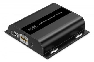 Przedłużacz (extender) po skrętce kat.6 HDMI 4K/60Hz przez IP 1G lub do 120m/200m z PoE - dodatkowy odbiornik do DS-55353